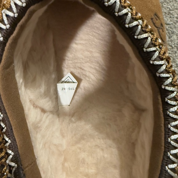 UGG Brown Suede Slippers - Picture 5 of 7